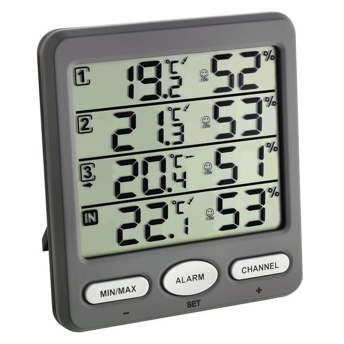 Termo-Higrometru cu 3 senzori wireless TFA 30.3054.10 [3]