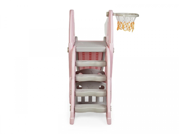 Tobogan MyKids cu cos de baschet Racheta Pink [3]