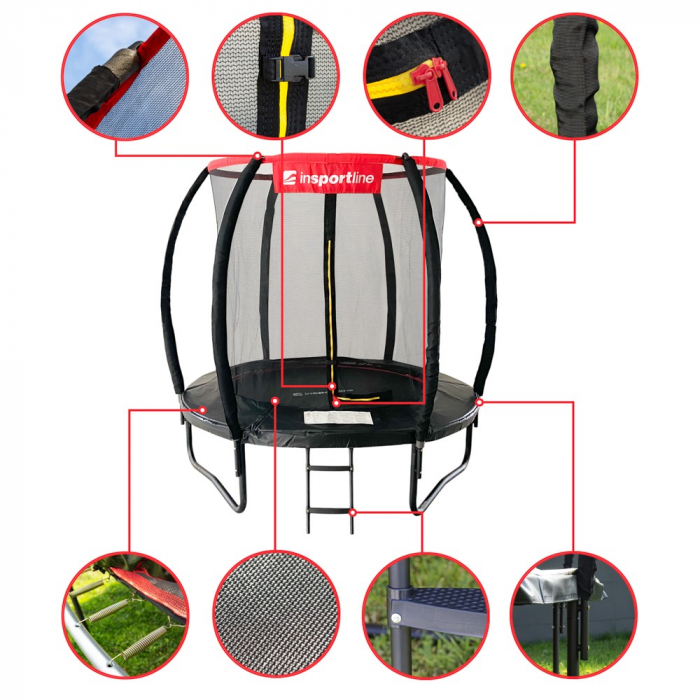 Trambulina Set inSPORTline Flea PRO 183 cm [3]