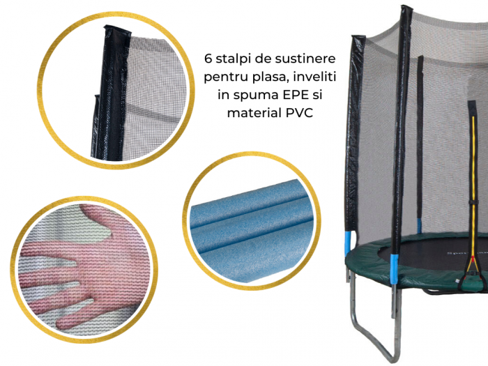 Trambulina set Sportmann 183 cm [5]
