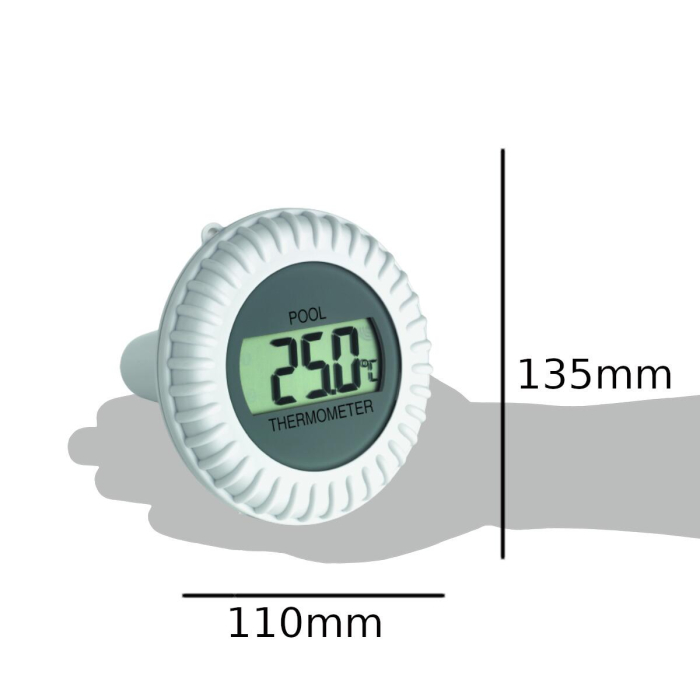 Transmitator wireless pentru temperatura si umiditate, cu senzor extern pentru temperatura apei din piscina, WEATHERHUB TFA 30.3310.02 [3]
