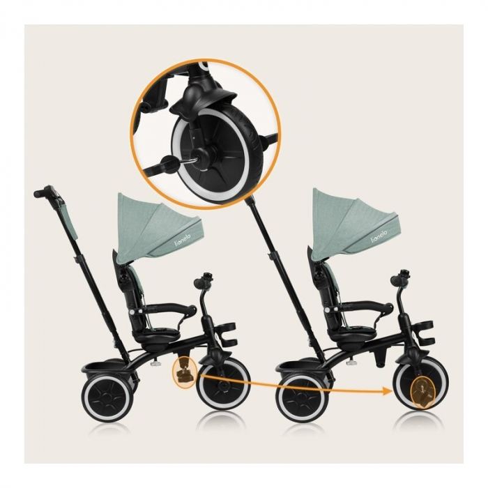 Tricicleta copii Lionelo Berry 2 in 1 360 grade [24]