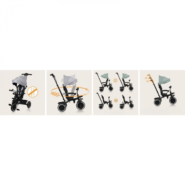 Tricicleta copii Lionelo Berry 2 in 1 360 grade [35]