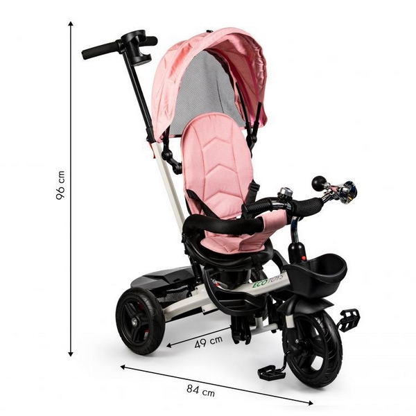 Tricicleta cu sezut reversibil Ecotoys JM-311 [14]