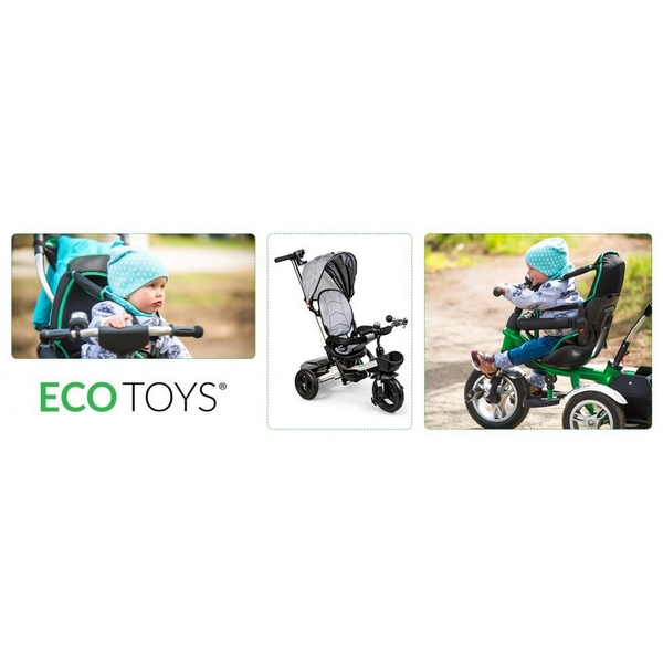 Tricicleta cu sezut reversibil Ecotoys JM-311 [9]