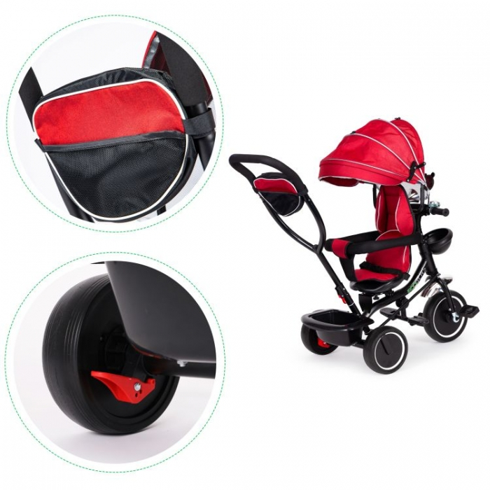 Tricicleta cu sezut rotativ Ecotoys JM-066-9 [5]