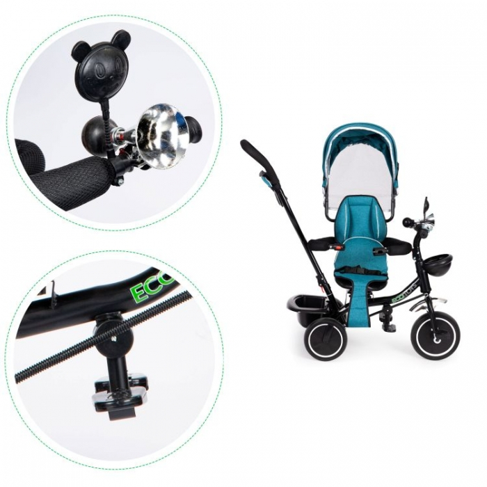 Tricicleta cu sezut rotativ Ecotoys JM-066-9 [8]