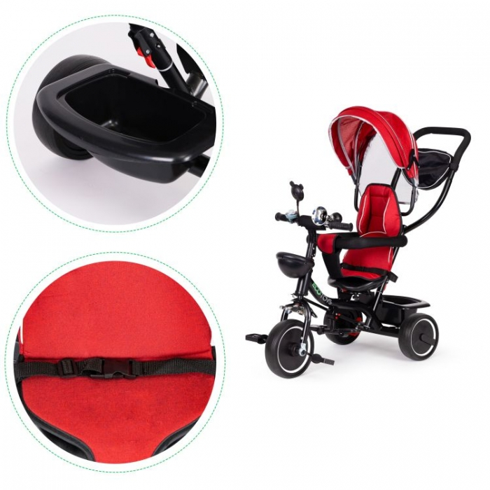 Tricicleta cu sezut rotativ Ecotoys JM-066-9 [6]