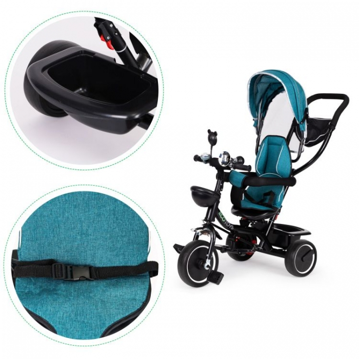 Tricicleta cu sezut rotativ Ecotoys JM-066-9 [3]