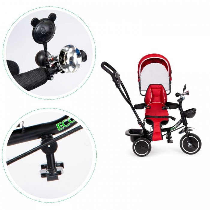 Tricicleta cu sezut rotativ Ecotoys JM-066-9 [7]