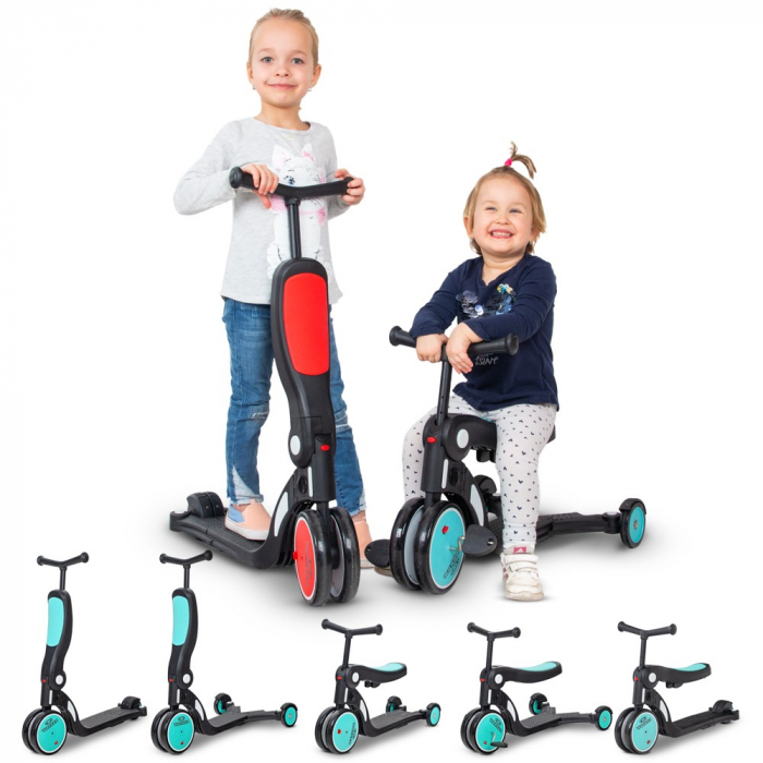 Tricicleta multifunctional pentru copii 5-in-1 WORKER Finfo [12]