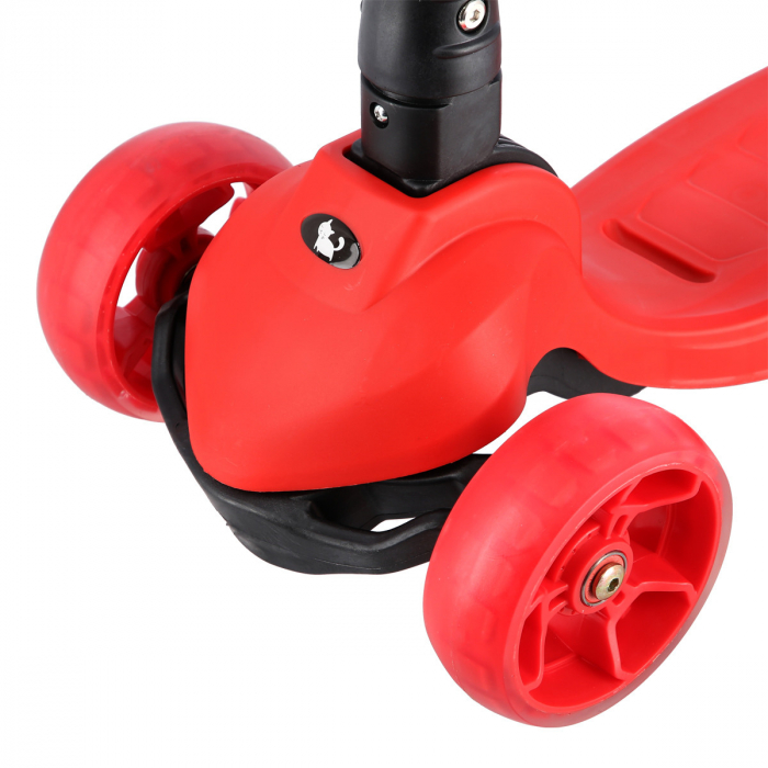 Trotineta 2in1 Nils Fun HLB12 2in1 120 mm, rosu [6]