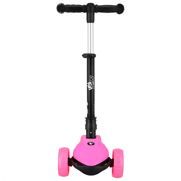 Trotineta 2in1 Nils Fun HLB12 2in1, 120 mm, Roz [5]