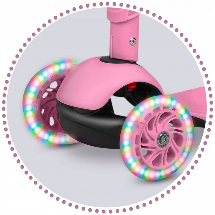 Trotineta 3 in 1 cu roti cu LED Ricokids Cubi [6]