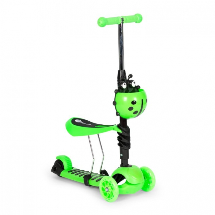 Trotineta 5 in 1 cu sezut si 3 roti cu LED Ecotoys YM-SW-6 [7]