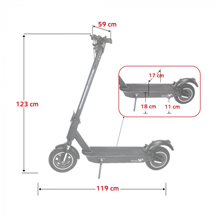 Trotineta Electrica W-TEC Lambreto Max II 10” [8]