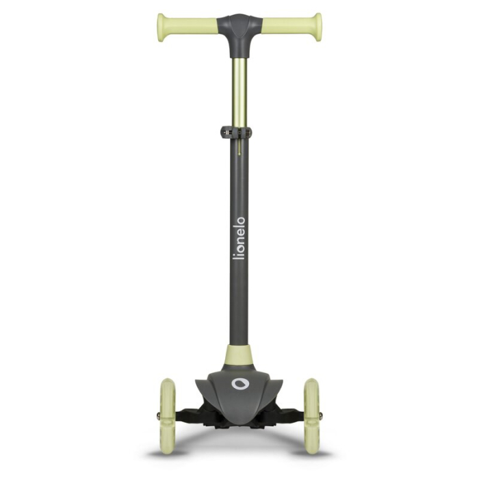 Trotineta, Lionelo, Jessy, Ultrapliabila, Pana la 50 Kg, cu design ergonomic, cu lumini LED, 56 x 26 x 67-82 cm, 3 ani+, Verde [4]