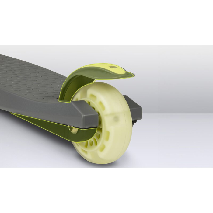 Trotineta, Lionelo, Jessy, Ultrapliabila, Pana la 50 Kg, cu design ergonomic, cu lumini LED, 56 x 26 x 67-82 cm, 3 ani+, Verde [18]