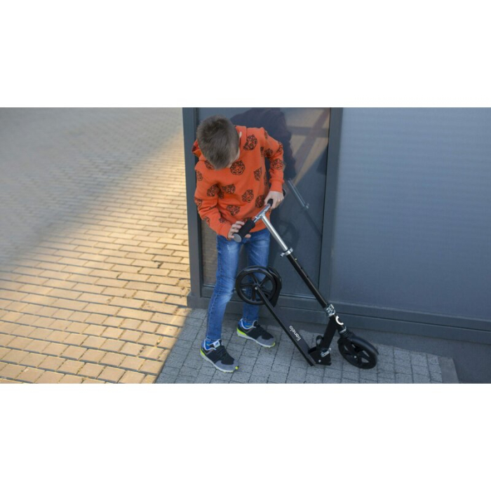 Trotineta, Lionelo, Luca, pentru copii sau adulti, Ultrapliabila, Pana la 100 Kg, Conform cu standardul european de securitate EN14619, Roz [24]