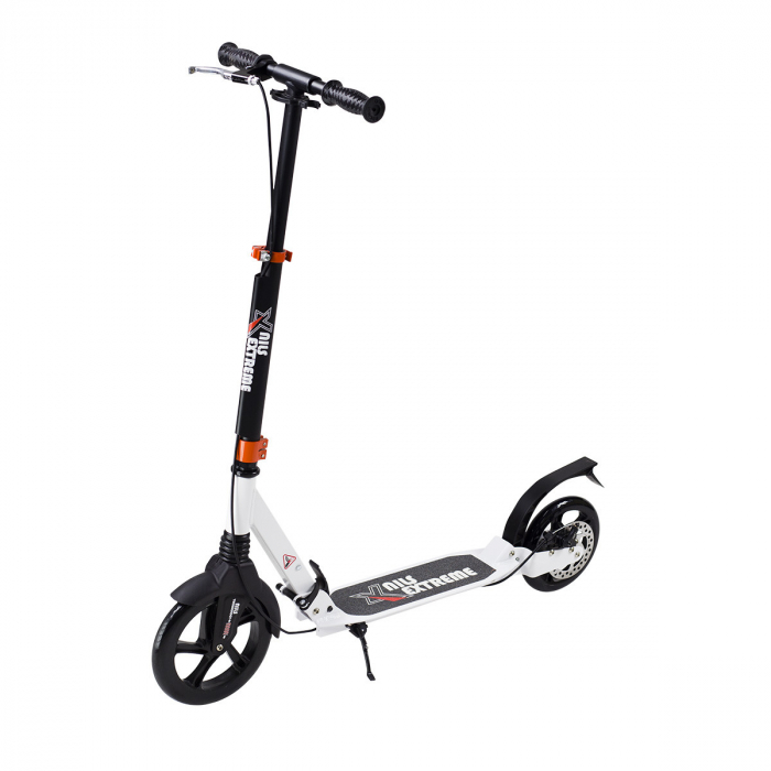 Trotineta Nils Extreme HA230T Roti PU 230mm/200mm - Alb/Negru [2]