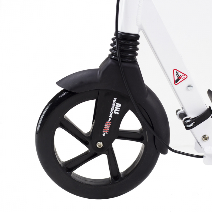 Trotineta Nils Extreme HA230T Roti PU 230mm/200mm - Alb/Negru [4]