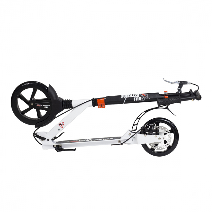 Trotineta Nils Extreme HA230T Roti PU 230mm/200mm - Alb/Negru [9]