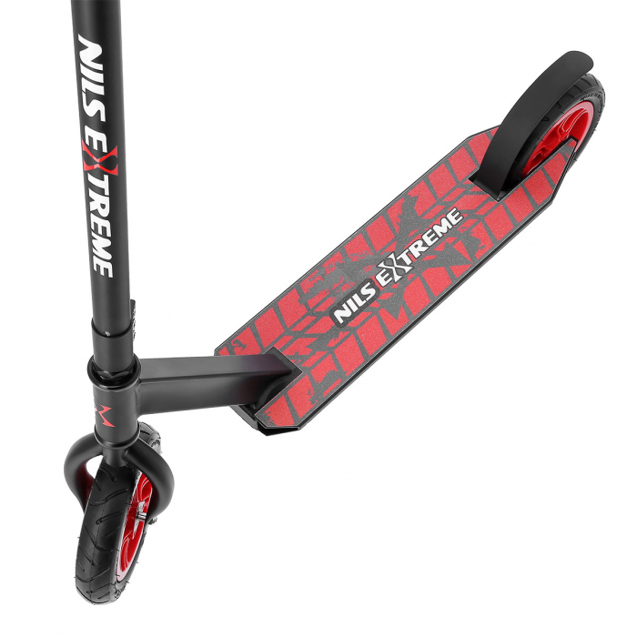 Trotineta Nils Extreme HC020 200 mm, negru/rosu [3]