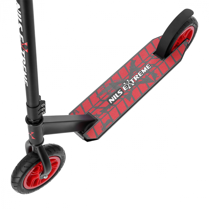 Trotineta Nils Extreme HC020 200 mm, negru/rosu [2]