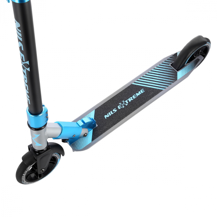 Trotineta Nils Extreme HD145 145 mm, grafit-albastru [2]