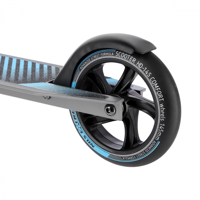 Trotineta Nils Extreme HD145 145 mm, grafit-albastru [5]