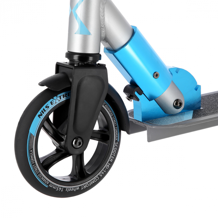 Trotineta Nils Extreme HD145 145 mm, grafit-albastru [4]
