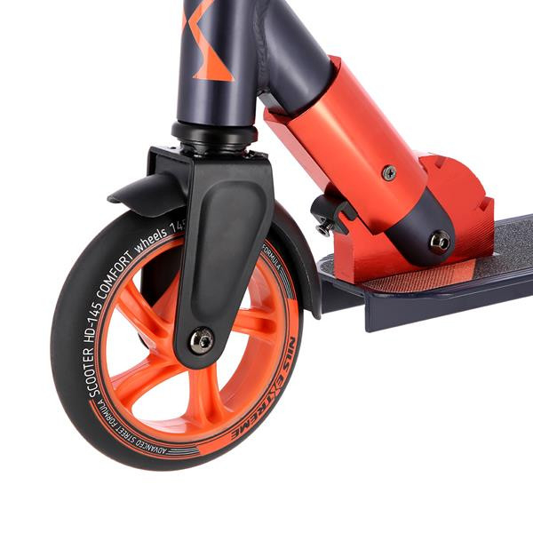 Trotineta Nils Extreme HD145 145mm grafit/portocaliu [4]