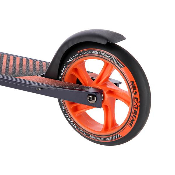 Trotineta Nils Extreme HD145 145mm grafit/portocaliu [5]