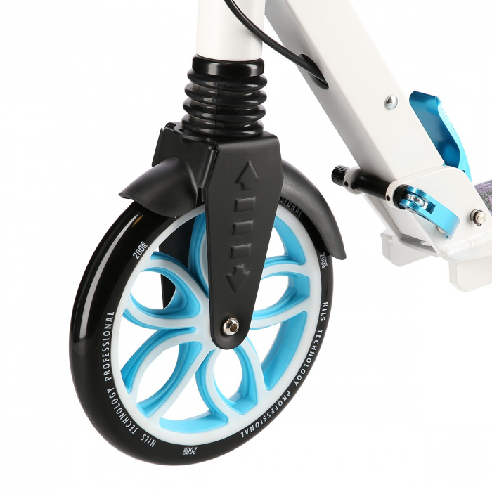 Trotineta Nils Extreme HM2040T, 200 mm, Alb [8]