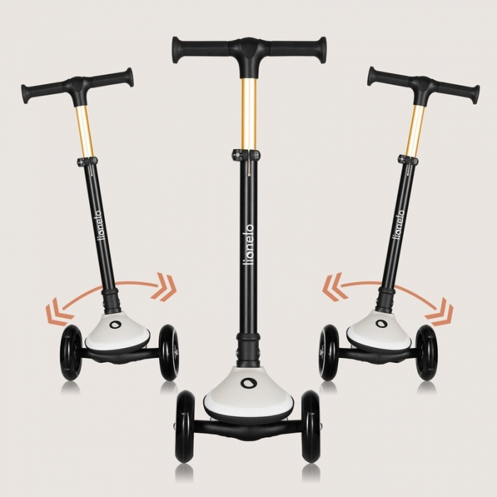 Trotineta pentru copii Lionelo Mey ultrapliabila cu lumini si cosulet pana la 50 Kg [29]