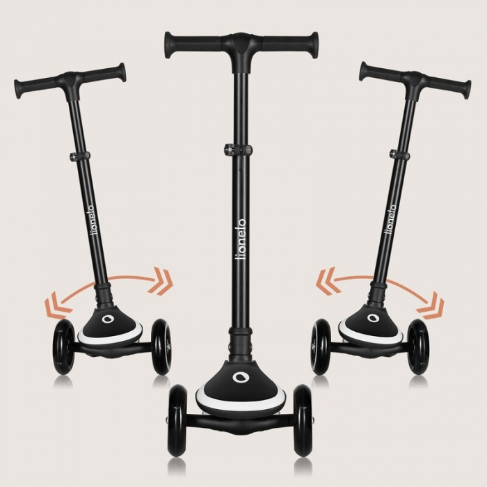 Trotineta pentru copii Lionelo Mey ultrapliabila cu lumini si cosulet pana la 50 Kg [28]