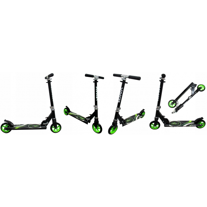 Trotineta pliabila cu roti de 145 mm R-Sport H7 - Negru [2]