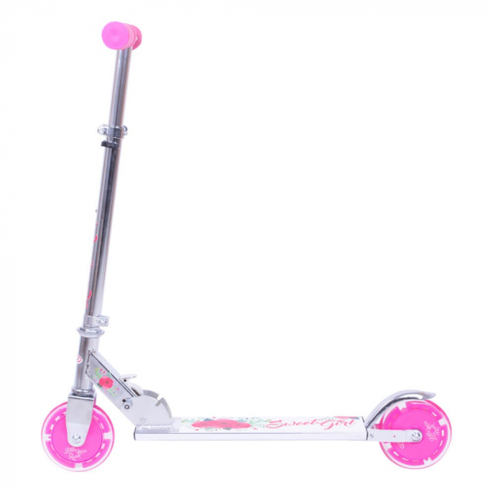 Trotineta WORKER Racer Sweet Girl 125 mm - Roti Iluminate [2]