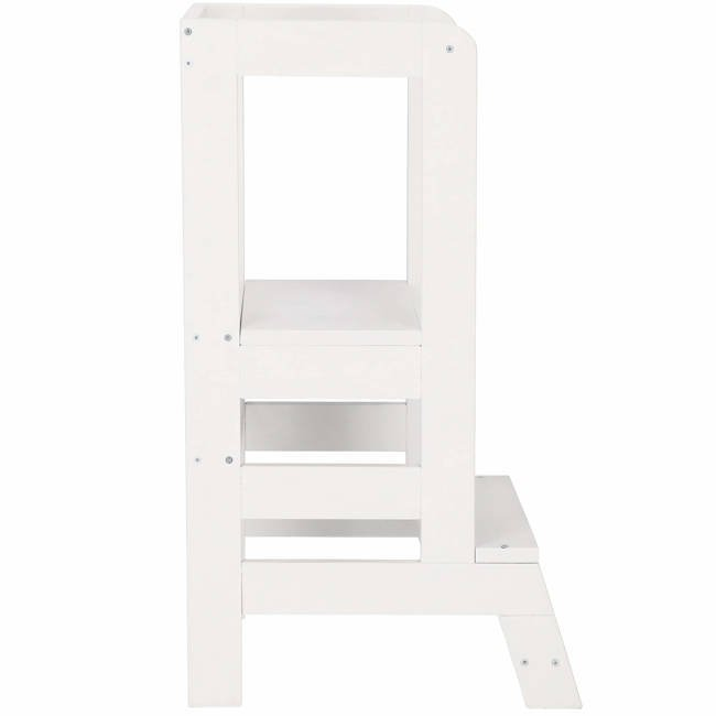 Turn de invatare ajustabil Learning Tower, tip Montessori, alb [8]