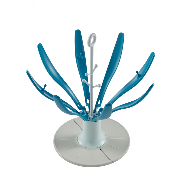 Uscator pliabil biberoane Floare Bleu - Beaba [4]