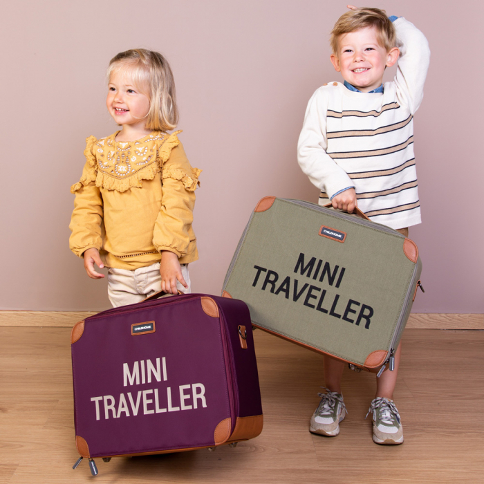 Valiza pentru copii Childhome Mini Traveller Visiniu [6]