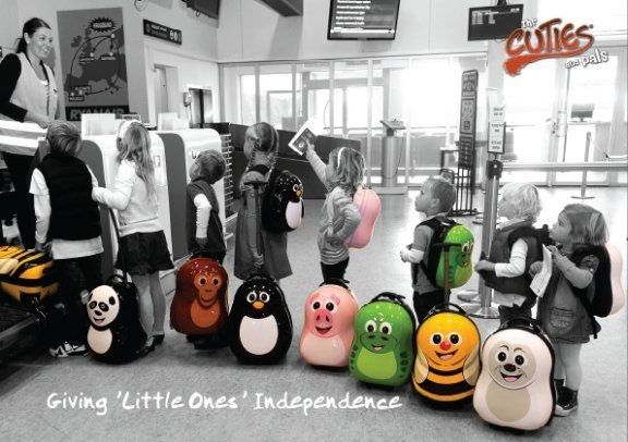 Valiza tip trolley si ghiozdan Peko the Penguin - Cuties and Pals [4]
