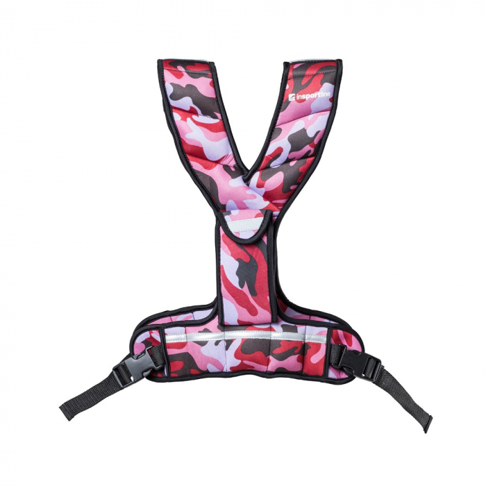 Vesta cu greutati inSPORTline Fitup 3 kg-roz [1]