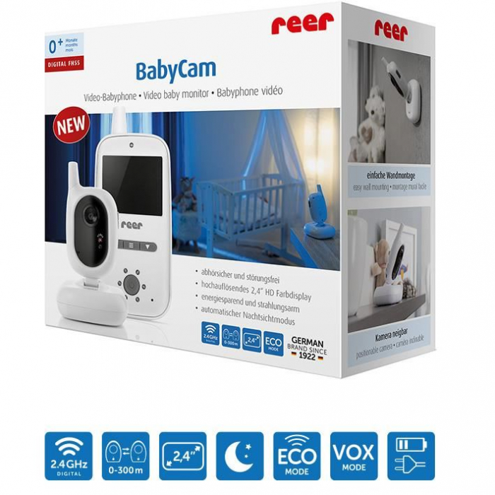 Video monitor digital pentru bebelusi Reer BabyCam 80420 [4]