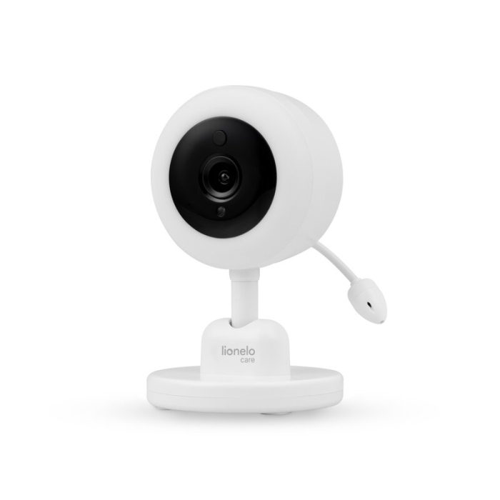 Video monitor, Lionelo, Babyline 3.4, Ecran LCD de 3.5 inch, Raza de actiune pana la 300 m, Conectare 4 camere, Autonomie 8 h, Lampa RGB incorporata, Cantece de leagan, Zoom 4X, Mod nocturn, Alb [7]