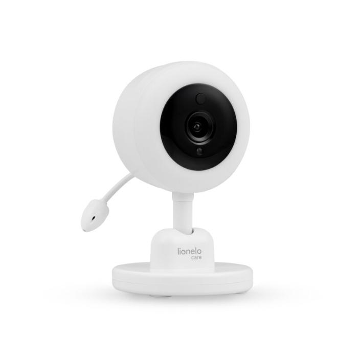 Video monitor, Lionelo, Babyline 3.4, Ecran LCD de 3.5 inch, Raza de actiune pana la 300 m, Conectare 4 camere, Autonomie 8 h, Lampa RGB incorporata, Cantece de leagan, Zoom 4X, Mod nocturn, Alb [8]