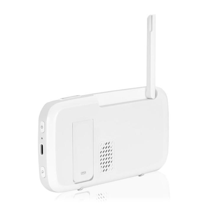 Video monitor, Lionelo, Babyline 9.1, Conexiune prin aplicatia Lionelo Smart, Pana la 8h de functionare, Comunicare bidirectionala, cu senzor de miscare si sunete, Alb [11]