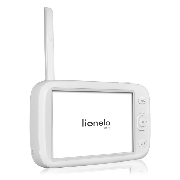 Video monitor, Lionelo, Babyline 9.1, Conexiune prin aplicatia Lionelo Smart, Pana la 8h de functionare, Comunicare bidirectionala, cu senzor de miscare si sunete, Alb [13]