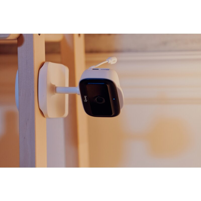 Video monitor, Lionelo, Babyline Go, Cu aplicatia dedicata Lionelo Smart, Mod de noapte 8m, Cu functie de iluminare, Pana la 5h functionare wireless, Comunicare bidirectionala, Rotatie 180 grade, Alb [23]