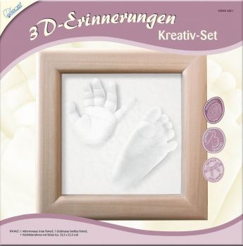 Jucarii de constructii - 3D Memories Kit Mulaj Bebelusi Rama Natur - Mammut